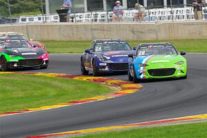 Hernan Palermo's and Aaron Jeansonne's Mazda MX-5 Cups