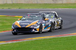 Hanna Zellers' and Joey Rainey's Mazda MX-5 Cups