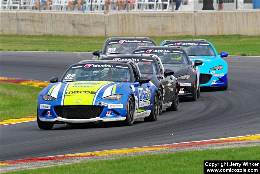 Woody Heimann's and Andrew Wilson's Mazda MX-5 Cups