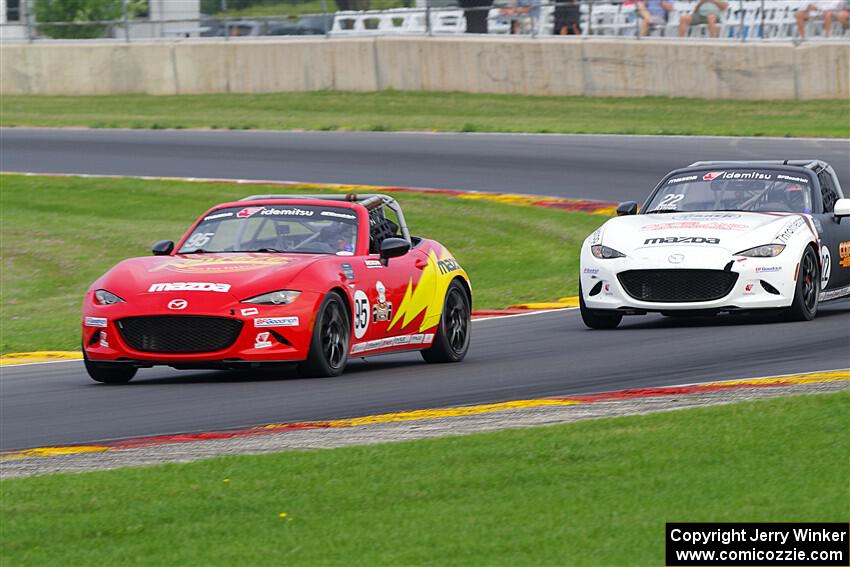 Farhan Siddiqi's and Jeremy Fletcher's Mazda MX-5 Cups