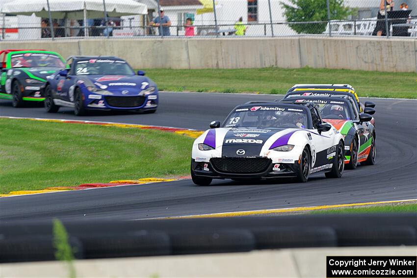 Robert Noaker's and Gresham Wagner's Mazda MX-5 Cups