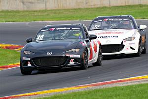 Peter Atwater's and Jeremy Fletcher's Mazda MX-5 Cup