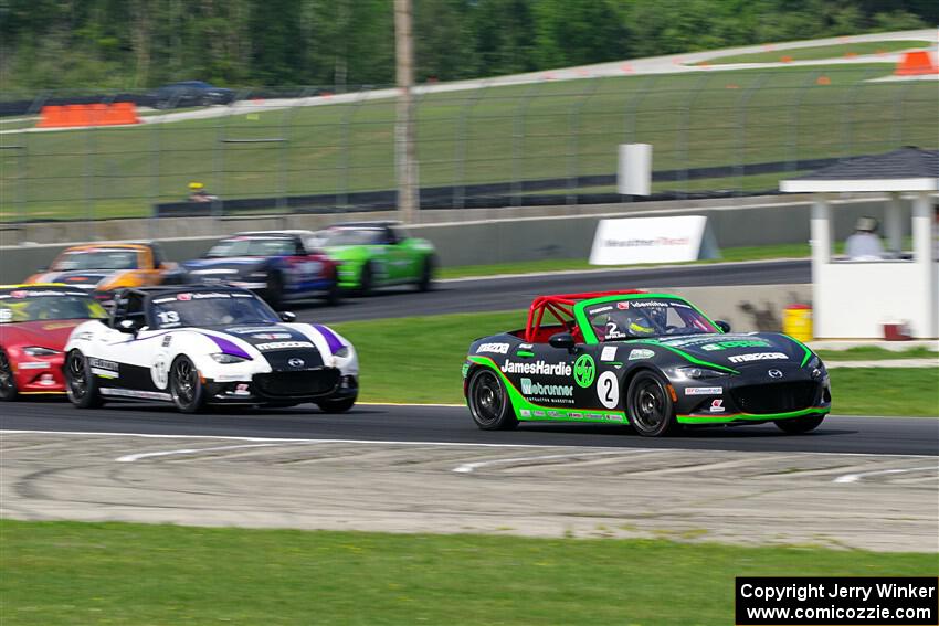 Maximilian Opalski's and Robert Noaker's Mazda MX-5 Cups