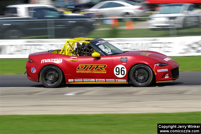Jared Thomas' Mazda MX-5 Cup