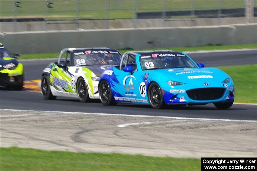 John Hansen's and Anthony McIntosh's Mazda MX-5 Cups