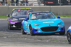 John Hansen's and Bailey Cruse's Mazda MX-5 Cups