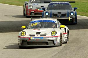 Jeffrey Majkrzak's, Richard Edge's and Travis Wiley's Porsche GT3 Cups