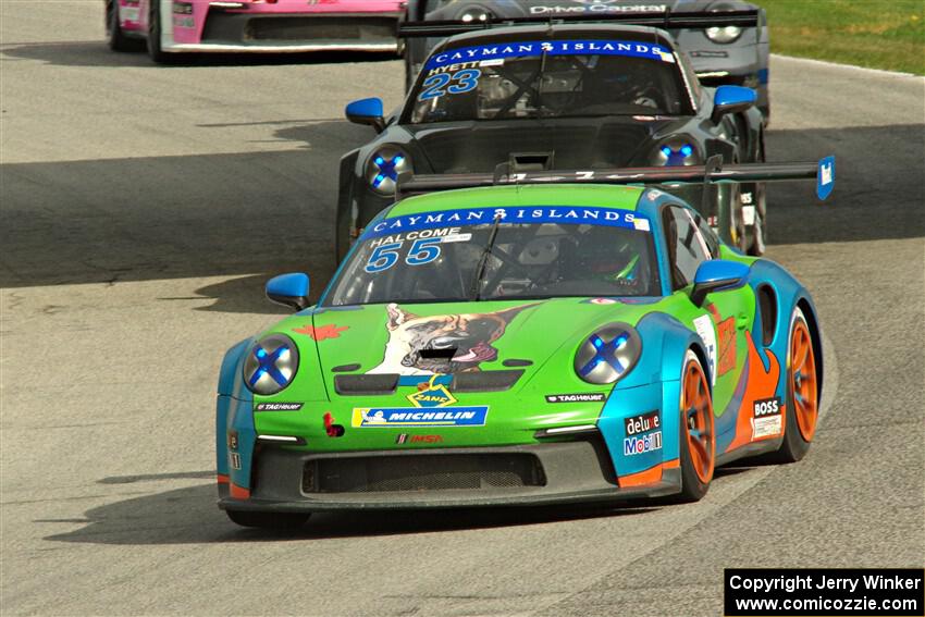 Matt Halcome's and P.J. Hyett's Porsche GT3 Cups