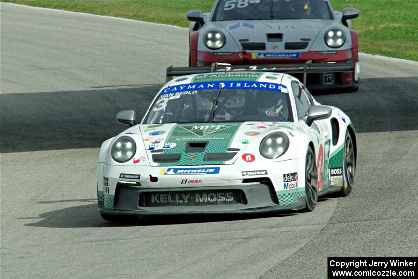 Kay van Berlo's and T.J. Fischer's Porsche GT3 Cups