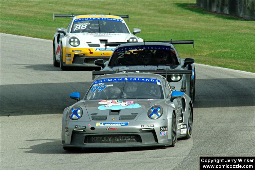 Alan Metni's, Sean Varwig's and Hutton McKenna's Porsche GT3 Cups