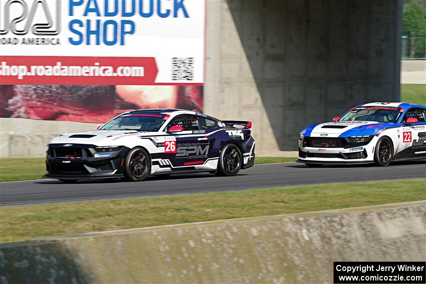 Sam Paley's and Jeremy Fletcher's Ford Mustang Dark Horse Rs