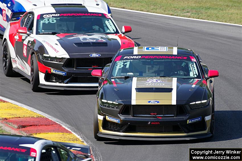 Reid Sweeney's and Brandon Gdovic's Ford Mustang Dark Horse Rs