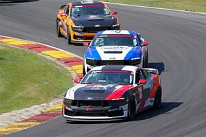 Brandon Gdovic's, Jeremy Fletcher's and Tyler Maxson's Ford Mustang Dark Horse Rs