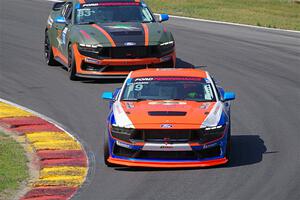 Mike Stillwagon's and Alex Bachoura's Ford Mustang Dark Horse Rs