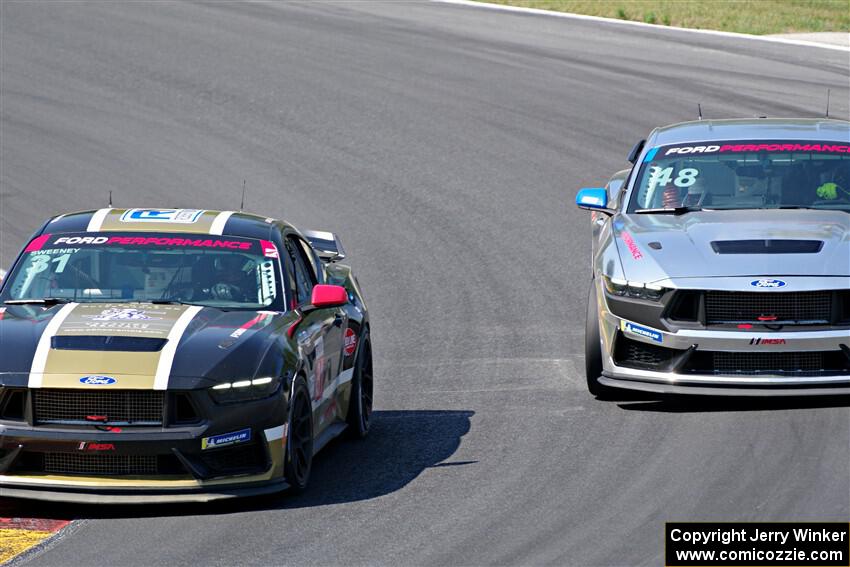 Reid Sweeney's and Zachry Lee's Ford Mustang Dark Horse Rs