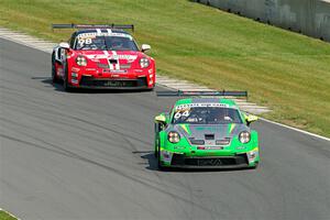 Dan Clarke's and Alex Sedgwick's Porsche GT3 Cups