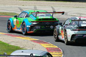 Matt Halcome's and Efrin Castro's Porsche GT3 Cups