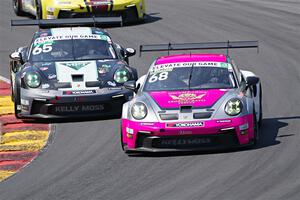 Chris Bellomo's and Efrin Castro's Porsche GT3 Cups