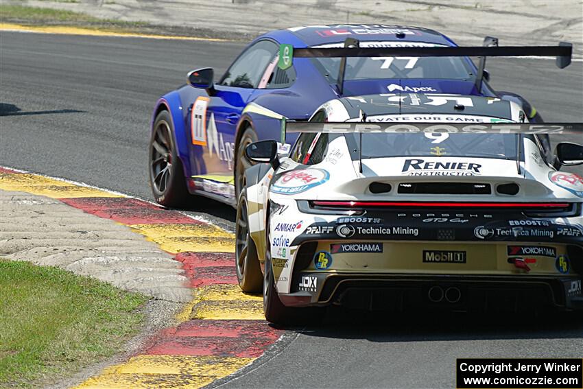 Colin Kaminsky's and Zachary Vanier's Porsche GT3 Cups