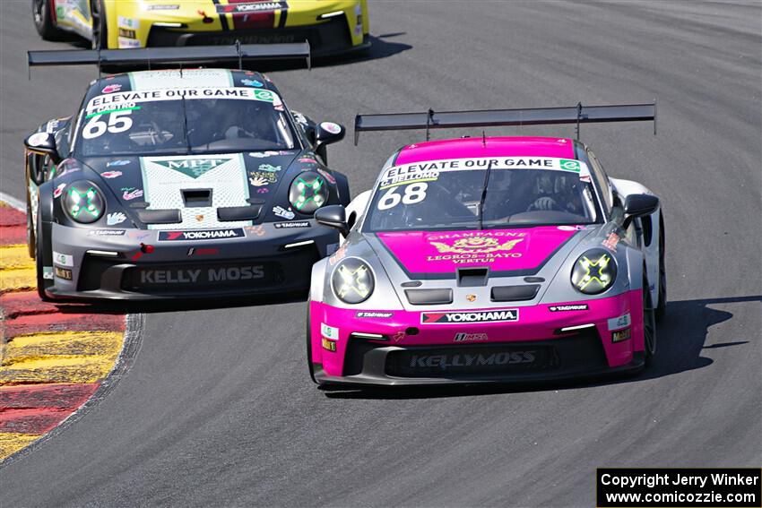 Chris Bellomo's and Efrin Castro's Porsche GT3 Cups