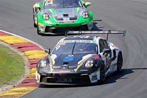 Zachary Vanier's and Dan Clarke's Porsche GT3 Cups