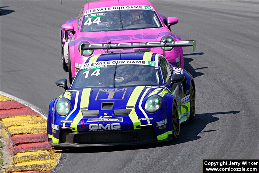 James Sofronas' and Moisey Uretsky's Porsche GT3 Cups