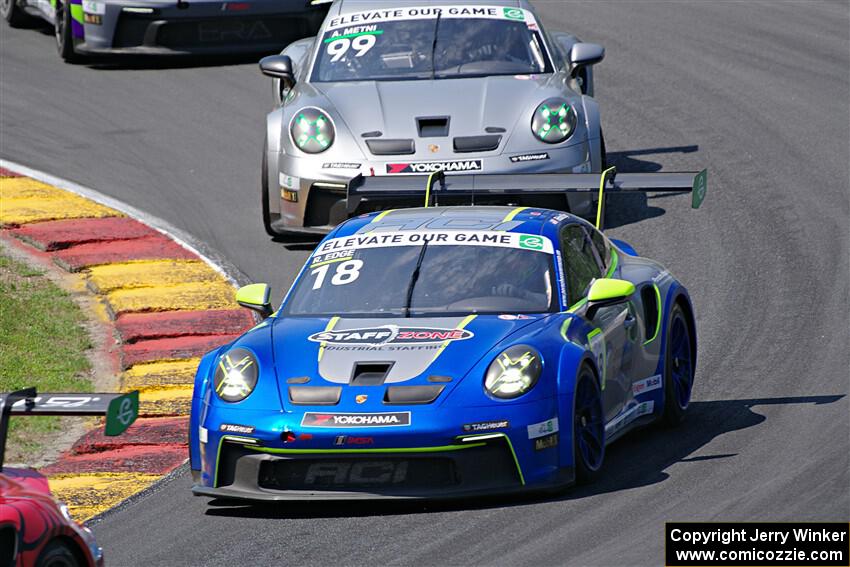 Richard Edge's and Alan Metni's Porsche GT3 Cups
