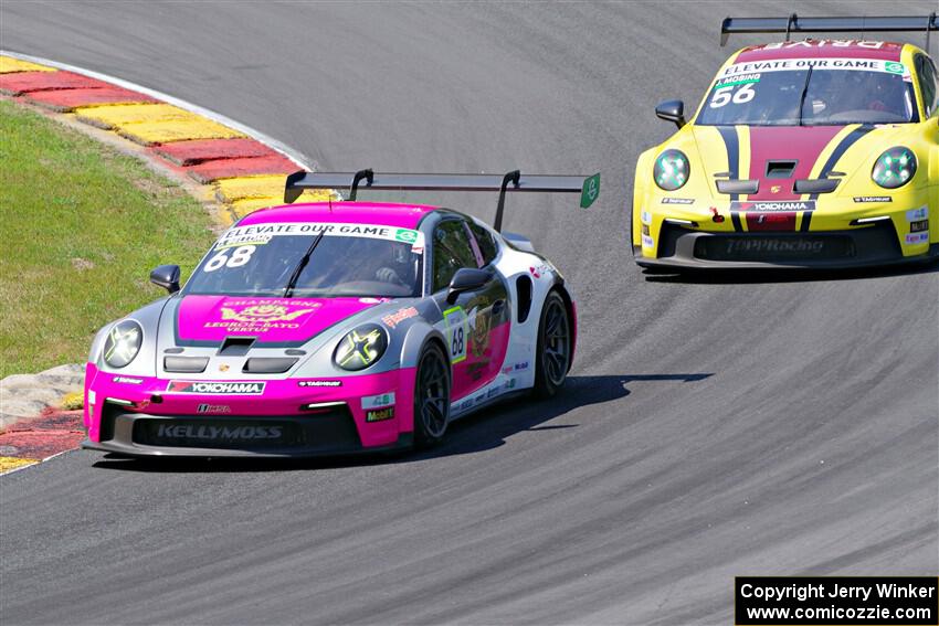 Chris Bellomo's and Jeff Mosing's Porsche GT3 Cups