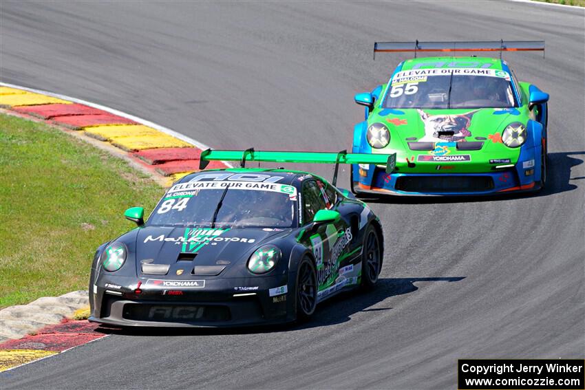 Marco Cirone's and Matt Halcome's Porsche GT3 Cups
