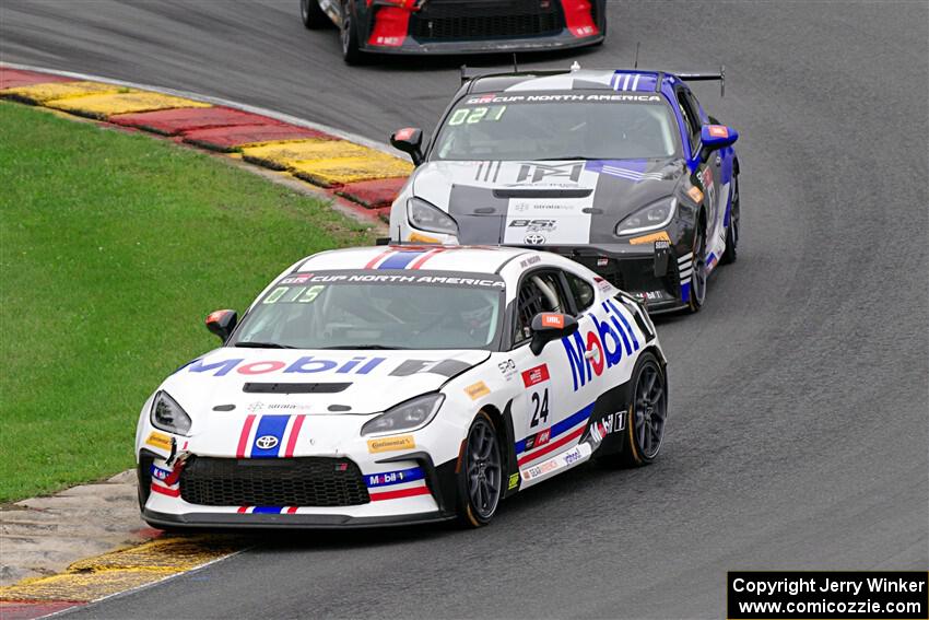 Jade Avedisian's and Maximilian Hewitt's Toyota GR86s