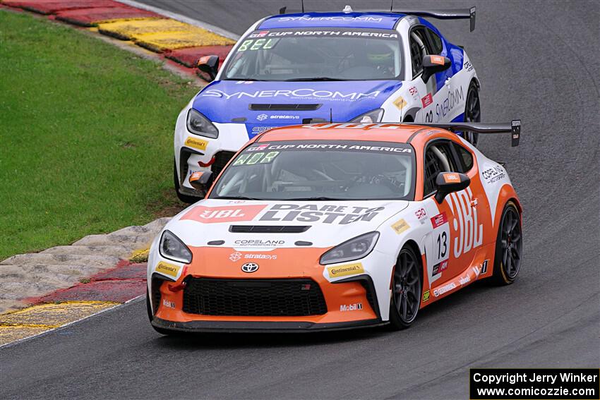 Westin Workman's and Jaxon Bell's Toyota GR86s