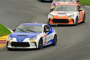 Jaxon Bell's and Westin Workman's Toyota GR86s