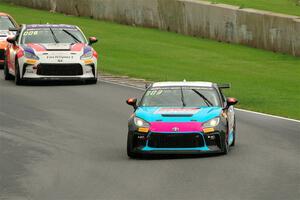 Alex Garcia's and Spike Kohlbecker's Toyota GR86s