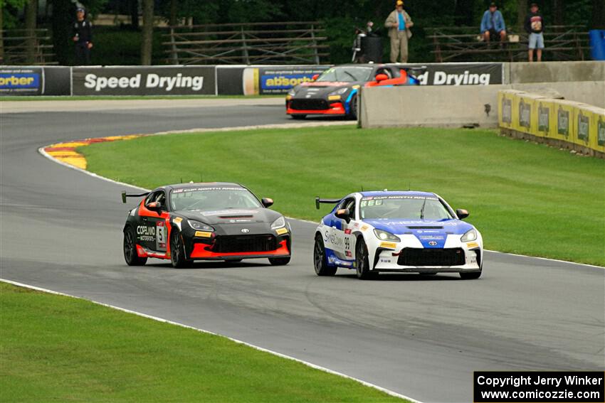Jaxon Bell's and Gresham Wagner's Toyota GR86s