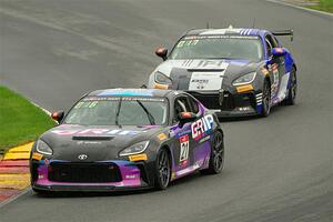 Ford Koch's and Maximilian Hewitt's Toyota GR86s