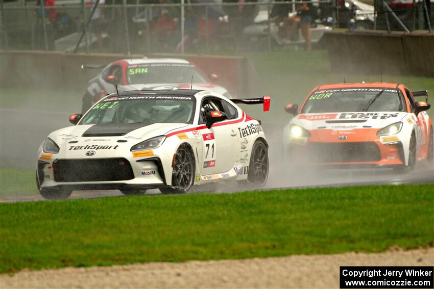 Christian Weir's and Westin Workman's Toyota GR86s