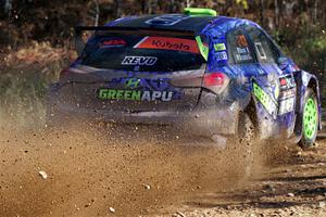 Patrick Gruszka / Florian Barral Hyundai i20 R5 on SS12, Two Mile Creek II.