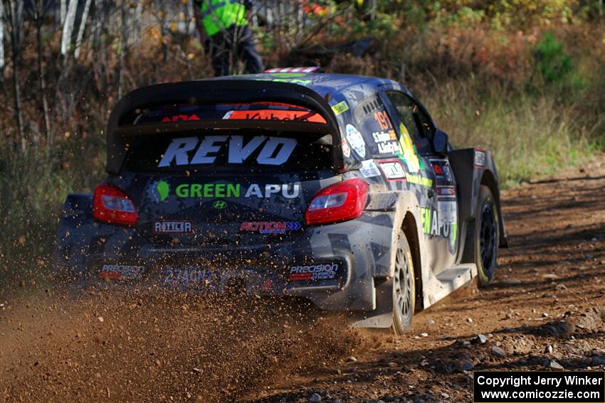 Alastair Scully / Stefan Trajkov Mitsubishi Mirage RS on SS12, Two Mile Creek II.