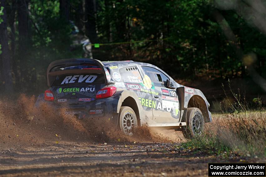 Alastair Scully / Stefan Trajkov Mitsubishi Mirage RS on SS12, Two Mile Creek II.