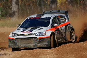 Arek Bialobrzeski / Aris Mantopoulos Chevy Sonic LS on SS12, Two Mile Creek II.