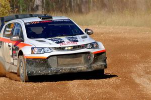 Arek Bialobrzeski / Aris Mantopoulos Chevy Sonic LS on SS12, Two Mile Creek II.