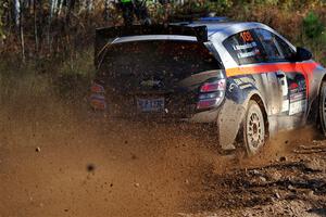 Arek Bialobrzeski / Aris Mantopoulos Chevy Sonic LS on SS12, Two Mile Creek II.