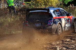 Arek Bialobrzeski / Aris Mantopoulos Chevy Sonic LS on SS12, Two Mile Creek II.