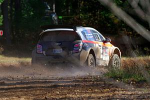 Arek Bialobrzeski / Aris Mantopoulos Chevy Sonic LS on SS12, Two Mile Creek II.
