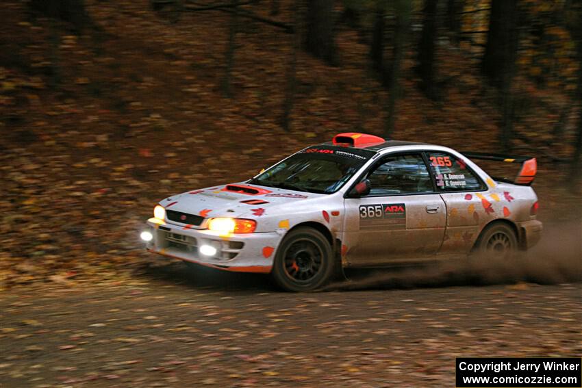 Richard Donovan / Greg Donovan Subaru Impreza on SS15, Mount Marquette.