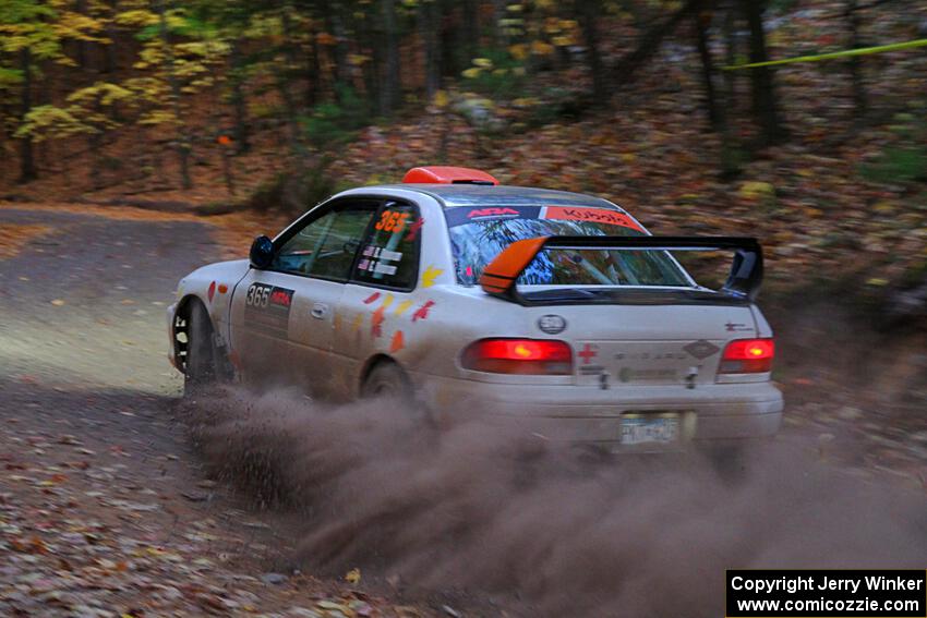 Richard Donovan / Greg Donovan Subaru Impreza on SS15, Mount Marquette.