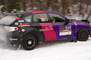 Silas Himes / Guinevere Himes Subaru WRX STi on SS1, Nemadji Trail East I.