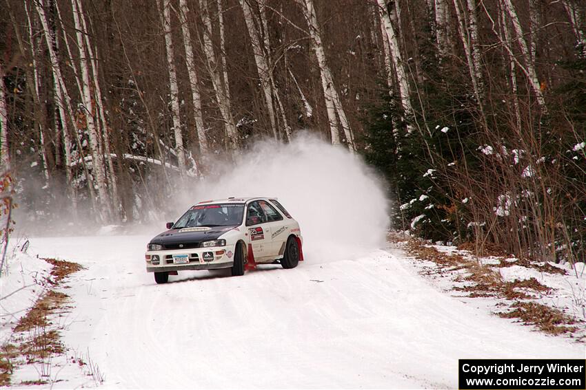 Aidan Hicks / John Hicks Subaru Impreza Wagon on SS1, Nemadji Trail East I.