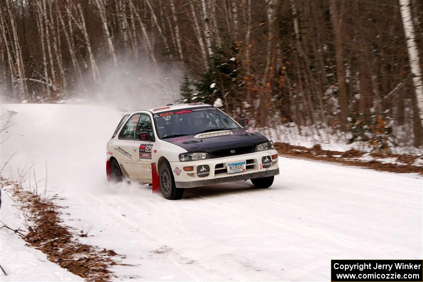 Aidan Hicks / John Hicks Subaru Impreza Wagon on SS1, Nemadji Trail East I.