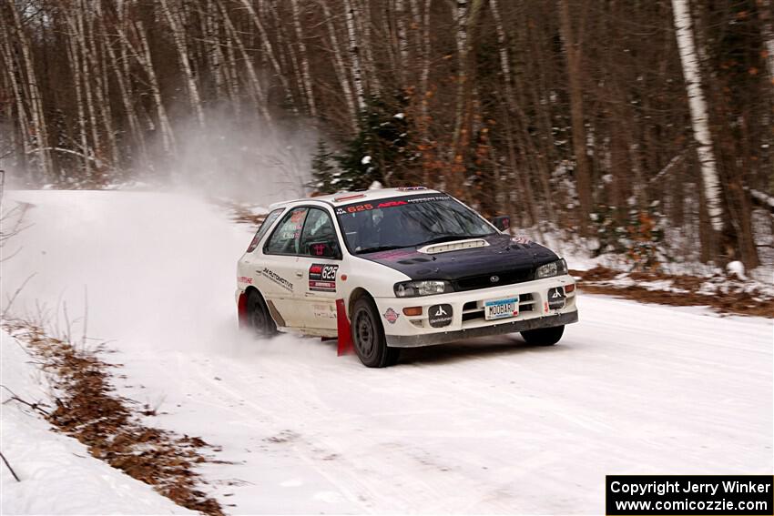 Aidan Hicks / John Hicks Subaru Impreza Wagon on SS1, Nemadji Trail East I.